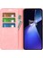 Oneplus Nord Ce4 Lite 5g/oppo K12X 5g(Çin)Cüzdan Telefon Kılıfı Cilt Dokunuşlu Deri Kapaklı Kılıf-Pembe (Yurt Dışından) 2