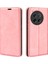 Oneplus 12 5g Pu Deri Cilt-Dokunmatik Kılıf Cüzdan Kapaklı Telefon Kılıfı-Pembe (Yurt Dışından) 1