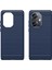 Oneplus Nord Ce3 5g Anti-Düşme Telefon Kılıfı Karbon Fiber Doku Yumuşak Tpu Fırçalanmış Kapak-Mavi (Yurt Dışından) 3