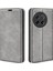 Oneplus 12 5g Pu Deri Cilt-Dokunmatik Kılıf Cüzdan Kapaklı Telefon Kılıfı-Gri (Yurt Dışından) 1
