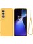 Oneplus Nord Ce4 5g Kılıf Slim-Fit Sıvı Silikon Koruyucu Arka Kapak El Kayışı Ile-Sarı (Yurt Dışından) 1
