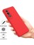 Oneplus Nord Ce4 5g Kılıf Slim-Fit Sıvı Silikon Koruyucu Arka Kapak El Kayışı Ile-Kırmızı (Yurt Dışından) 2