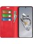 Oneplus 12 5g Pu Deri Cilt-Dokunmatik Kılıf Cüzdan Kapaklı Telefon Kılıfı-Kırmızı (Yurt Dışından) 4