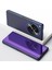 Oneplus Açık/oppo Find N3 5g Kılıf Görünüm Penceresi Deri Stand Telefon Kılıfı-Mor/mavi (Yurt Dışından) 5