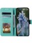 Sony Xperia 10 Vı Kılıf Mandala Çiçek Baskılı Flip Stand Telefon Kılıfı-Yeşil (Yurt Dışından) 3