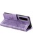 Sony Xperia 1 V Mandala Çiçek Desenli Deri Telefon Kılıfı Flip Cüzdan Standı Kapağı-Mor (Yurt Dışından) 5