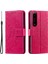 Sony Xperia 1 Vı Deri Kılıf Mandala Çiçek Baskılı Folio Telefon Kılıfı-Gül (Yurt Dışından) 1
