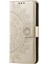 Sony Xperia 1 Iv 5g Düşmeye Karşı Dayanıklı Telefon Kapaklı Kılıf Mandala Çiçek Desenli Baskılı Pu Deri Cüzdan Kılıfı Manyetik Kapatma Standı-Altın (Yurt Dışından) 4