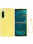 Sony Xperia 10 Iv 5g Için Düşmeye Dayanıklı Sıvı Silikon Telefon Kılıfı Yumuşak Mikrofiber Astar Yastık Çizilmez Koruyucu Kılıf-Sarı (Yurt Dışından) 1