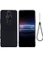 Sony Xperia Pro-I Sıvı Silikon Yumuşak Mikrofiber Astarlı Düşmeye Dayanıklı Telefon Kılıfı Kılıfı Kayışlı-Siyah (Yurt Dışından) 1