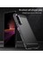 1.8mm Tpu Kılıf Karbon Fiber Doku Ince Işçilik Fırçalanmış Yüzey Bükülebilir Telefon Kılıfı Sony Xperia 1 Iıı 5g-Siyah (Yurt Dışından) 4