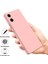 Sony Xperia 10 Vı Kılıf Sıvı Silikon Koruyucu Telefon Kılıfı El Kayışı Ile-Pembe (Yurt Dışından) 2