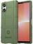 Sony Xperia 5 V Kılıf Kare Izgara Doku Darbeye Dayanıklı Tpu Telefon Kılıfı-Yeşil (Yurt Dışından) 1
