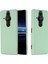 Sony Xperia Pro-I Sıvı Silikon Yumuşak Mikrofiber Astarlı Düşmeye Dayanıklı Telefon Kılıfı Kılıfı Kayışlı-Yeşil (Yurt Dışından) 2