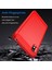 Sony Xperia Ace Iıı Tpu Koruyucu Telefon Kılıfı Çizilmez Karbon Fiber Doku Fırçalanmış Yüzey Kılıfı-Kırmızı (Yurt Dışından) 3