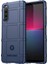 Sony Xperia 10 V Yumuşak Tpu Telefon Kılıfı Sağlam Kare Izgara Doku Çizilmeye Dayanıklı Koruyucu Kılıf-Mavi (Yurt Dışından) 1