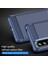1.8mm Fırçalanmış Yüzey Tpu Kılıf Karbon Fiber Doku Telefon Arka Koruyucu Kapak Sony Xperia 5 Iıı 5g-Mavi (Yurt Dışından) 2