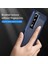 1.8mm Fırçalanmış Yüzey Tpu Kılıf Karbon Fiber Doku Telefon Arka Koruyucu Kapak Sony Xperia 5 Iıı 5g-Mavi (Yurt Dışından) 3