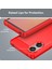 Sony Xperia 5 V Kılıf Fırçalanmış Karbon Fiber Doku Esnek Tpu Telefon Kılıfı-Kırmızı (Yurt Dışından) 3