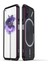 Hiçbir Şey Için Telefon(2)Metal Çerçeve Tampon Kılıf Şok Emici Tampon Kapak Kamera Lens Koruyucu Ile-Siyah/mor (Yurt Dışından) 1