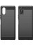 Sony Xperia 10 Vı Kılıf Parmak Izi Önleyici Karbon Fiber Doku Tpu Kapak-Siyah (Yurt Dışından) 3