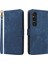 Sony Xperia 1 Vı Deri Kılıf Rfıd Engelleme Cüzdan Kılıfı Bilek Kayışı Ile-Mavi (Yurt Dışından) 1