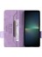 Sony Xperia 5 V Kılıf Donanım Dekor Pu Deri Stand Telefon Kılıfı-Mor (Yurt Dışından) 2