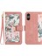 Sony Xperia 10 Vı Kılıf Kart Tutucu Pu Deri Telefon Kılıfı Desen Baskılı-Pembe (Yurt Dışından) 1