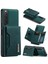 Dg.mıng M2 Serisi Sony Xperia 10 V Darbeye Dayanıklı Kickstand Kılıf Pu+Pc+Tpu Kılıf Manyetik Cüzdanlı-Yeşil (Yurt Dışından) 1