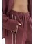 Orchidea Oversize Bordo Keten Gömlek Takım 8