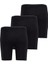 Tender Cotton 3'lü Uzun Paça Siyah Boxer C3T8N6O9 2