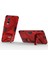 Oneplus Nord Ce4 Lite 5g/oppo K12X 5g (Çin) Kılıf Kickstand Hibrit Sert Pc Yumuşak Tpu Telefon Kılıfı-Kırmızı (Yurt Dışından) 3