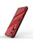 Oneplus Nord Ce4 Lite 5g/oppo K12X 5g (Çin) Kılıf Kickstand Hibrit Sert Pc Yumuşak Tpu Telefon Kılıfı-Kırmızı (Yurt Dışından) 5