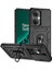 Oneplus Nord Ce3 5g Kılıf Halka Kickstand Pc + Tpu Telefon Koruyucu Sürgülü Kamera Kapağı-Siyah (Yurt Dışından) 1