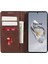 Oneplus 12 5g Manyetik Kılıf Dana Dokusu Pu Deri Akıllı Telefon Kılıfı-Kahverengi (Yurt Dışından) 4