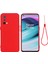 Oneplus Nord Ce 5g-Kırmızı Için Kayışlı Yumuşak Sıvı Silikon Ince Hafif Darbeye Dayanıklı Koruyucu Kılıf (Yurt Dışından) 1
