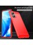 1.8mm Hava Yastığı Tpu Kılıf Fırçalanmış Yüzey Karbon Fiber Çizilmeye Dayanıklı Doku Telefon Kılıfı Isı Dağıtma Tasarımı ile Oneplus Nord N20 5g-Kırmızı (Yurt Dışından) 5