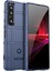 Sony Xperia 1 Iv Sağlam Kare Izgara Telefon Kılıfı Çizilmez Kalınlaştırılmış Tpu Kapak-Mavi (Yurt Dışından) 1