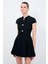 Dantelli Mini Elbise Siyah 12444592001 1