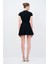 Dantelli Mini Elbise Siyah 12444592001 5