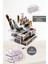2 Katlı 3 Çekmeceli 16 Bölmeli Akrilik Makyaj ve Takı Organizer Set 1