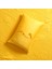 Uttar Kapitoneli 300 Tc Kıng Sıze Pamuk Saten Yatak Örtüsü Seti 260X280 cm Sarı 5