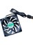Usb Fan 80x80x10 2 Adet Harici Laptop, Modem ve Tv Soğutucu Ball Bearing sessiz 27 db 3000 rpm 4