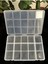 15 Bölmeli Beyaz Takı ve Aksesuar Organizer Kutu 230X150X35 mm 4