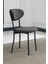 Elegant Modeli Kare Mutfak Masa Sandalye Takımı, 4 Sandalye 1 Sabit Beyaz Masa 70X70 Cm, Keten Kumaş 3