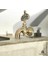 Isaoğlu Yapı Antik Gold Kurna Musluğu Vintage Tasarım Özel Yapım Eskitme Osmanlı Hamam Musluk 2
