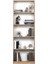 Max 5 Raflı Kitaplık - Florida Meşe 58X170X23 cm 3