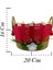 Kırmızı Çok Amaçlı Hasır Sepet, Düzenleyici, Orta Boy, Şık ve Kullanışlı 5