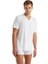 Silver V Yaka Kısa Kol Beyaz T-Shirt 9308 3