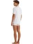 Silver V Yaka Kısa Kol Beyaz T-Shirt 9308 4